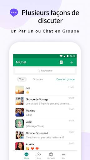 MiChat Lite screenshot 1