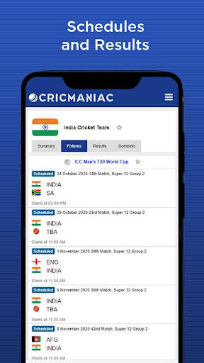 CricManiac - Live Cricket Scores screenshot 4