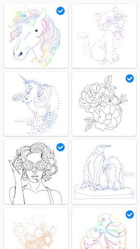 Dot to Dot to Coloring 3 تصوير الشاشة
