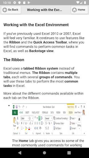 Tutorial for Excel скриншот 3