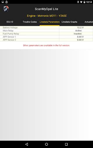 ScanMyOpel Lite screenshot 11