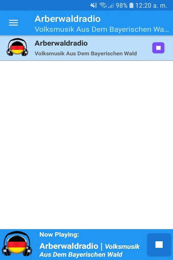Arberwaldradio App DE Free Online screenshot 1