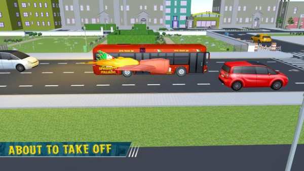 Futuristic Flying Bus Driving Simulator 2020 screenshot 5