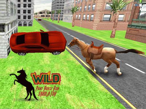 Wild Pony Horse Run Simulator screenshot 11