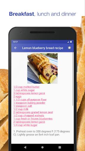 Bread recipes free offline app screenshot 2