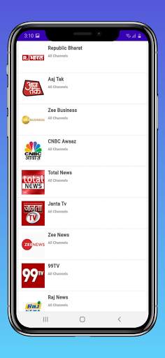 Live Tv Channels - Live Hindi News, Live News Tv screenshot 4