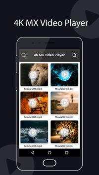 4K MX Video Player 1 تصوير الشاشة