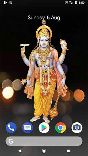 4D Lord Vishnu Live Wallpaper screenshot 2