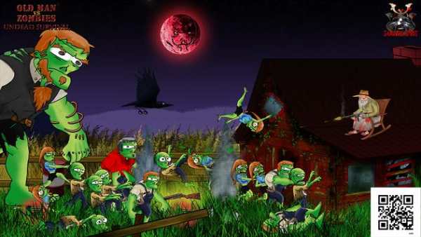 Old man VS Zombie survival screenshot 1