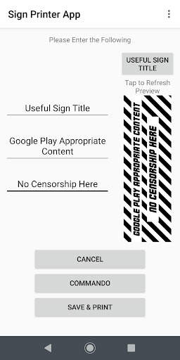 Sign Printer App скриншот 3