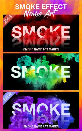 Smoke Effect Art Name - Focus and Filter Maker screenshot 1