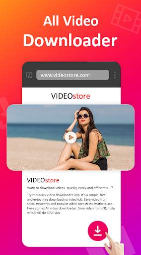 Video Downloader With VPN : All Video Downloader screenshot 1