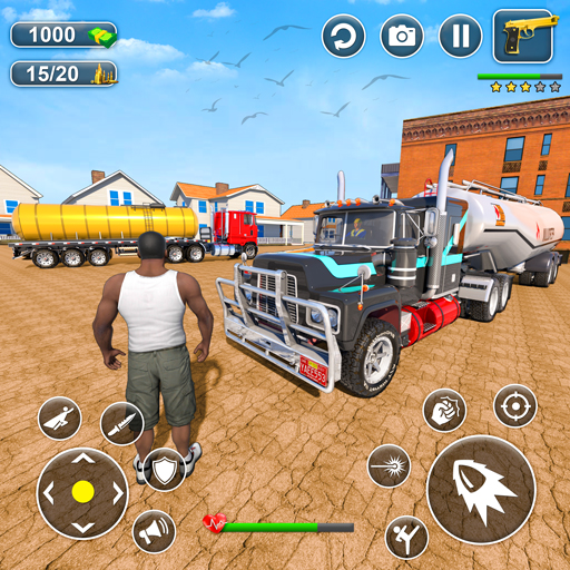 Oil Tanker Truck Driving Games icon