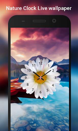 Nature Clock Live wallpaper screenshot 2