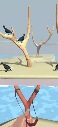 Sling Birds 3D Hunting Game स्क्रीनशॉट 4