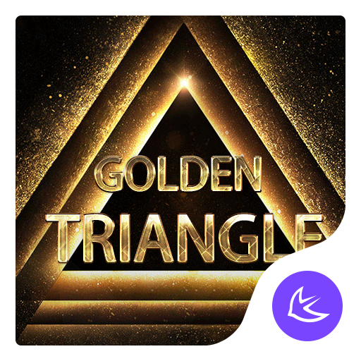 GoldenTriangle-APUS Launcher theme for Andriod icon