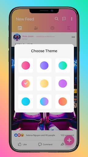 Mini for Social Network - Themes, emojis, funny screenshot 1