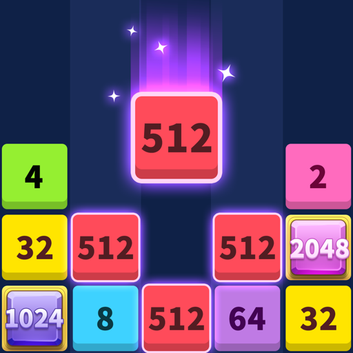 Drop Number - Merge 2048 Block Puzzle Game icon