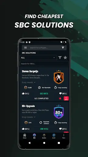 FUTBIN 24 Database & Draft screenshot 3