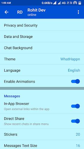 WhatHappn Messenger - Video Call & Chatting app screenshot 8