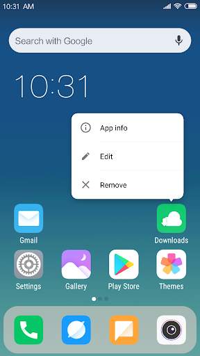 X Launcher Mini: Flat Design, Light, Smooth, Fast screenshot 1