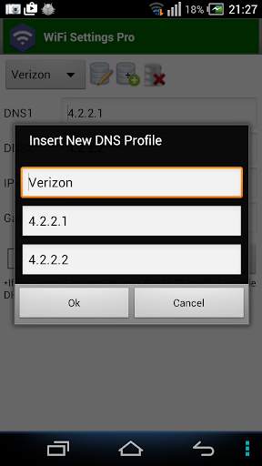 WiFi Settings (DNS,IP,..) PRO screenshot 5