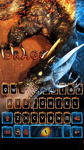 3D Dragon keyboard Theme screenshot 1