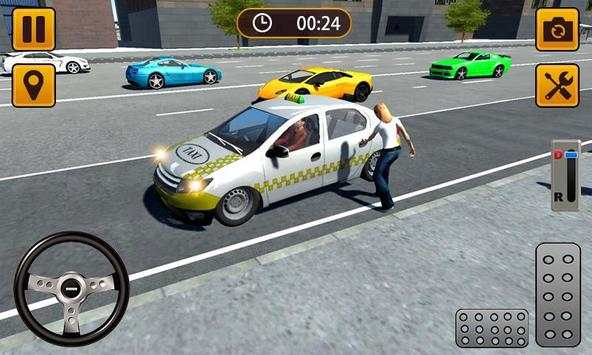 Taxi Traffic Sim 2019 - Taxi Driving Game screenshot 1