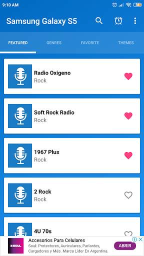 Radio for Samsung Galaxy S5 Free screenshot 1