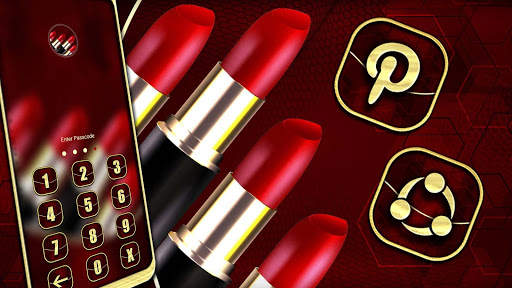 Red Lipstick Theme Launcher screenshot 3