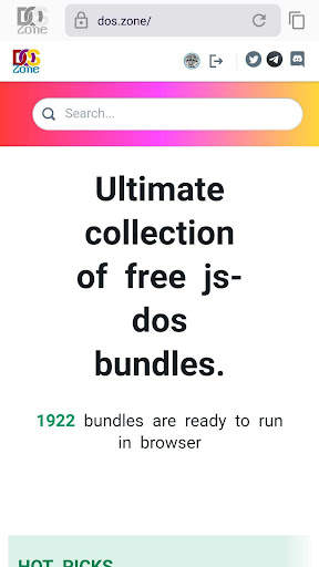 DOS.Zone Browser screenshot 1