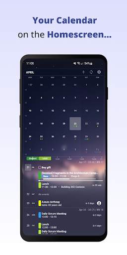 Your Calendar Widget screenshot 1