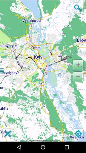 Map of Kiev offline screenshot 1