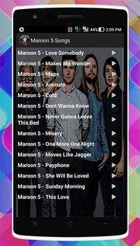 Maroon 5 Songs screenshot 2