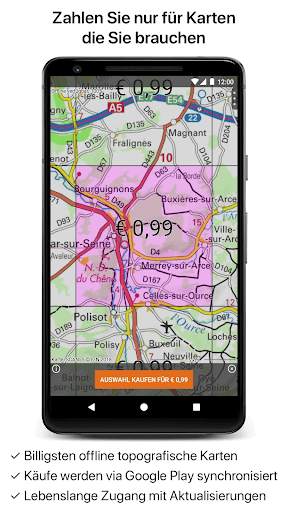 Topo GPS Frankreich screenshot 2