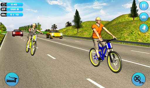 Bicycle Rider Traffic Race 17 screenshot 7