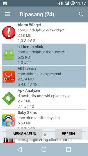 Pengelola aplikasi sistem screenshot 3