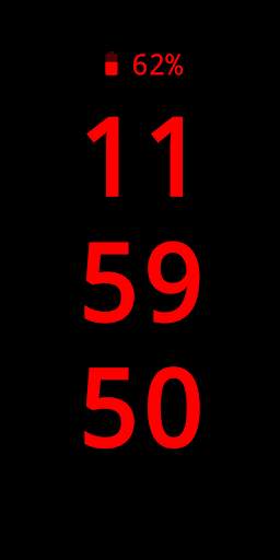 Clock with seconds Screensaver screenshot 2