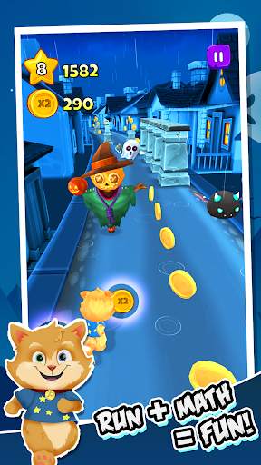 Toon Math Run: ألعاب الرياضيات 1 تصوير الشاشة