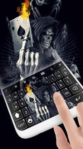 Skull Keyboard Theme screenshot 3