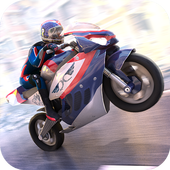 Moto Racing - Shooting Robots icon