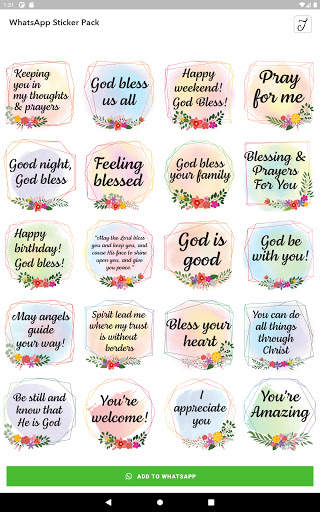 WAStickerApps Blessing & Prayers for you WhatsApp screenshot 15