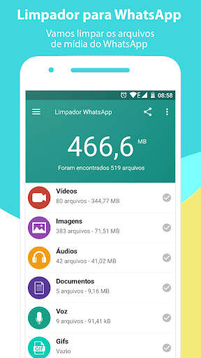 Limpador para WhatsApp screenshot 1