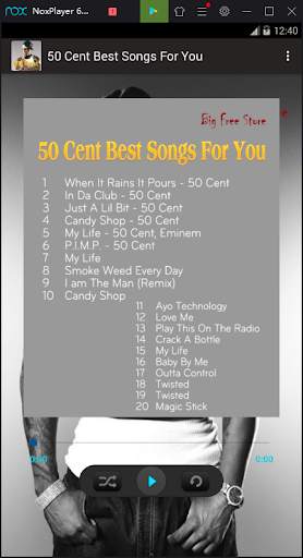 50 Cent Best Songs For You screenshot 3