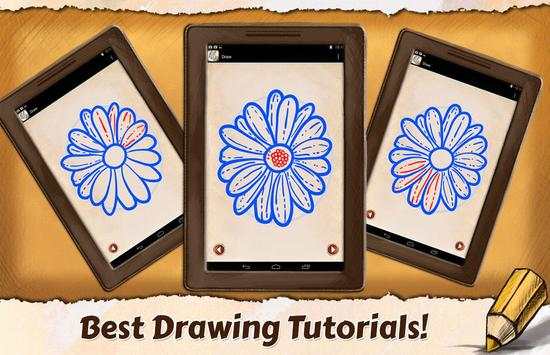 Art Draw Tattoo Flowers screenshot 3