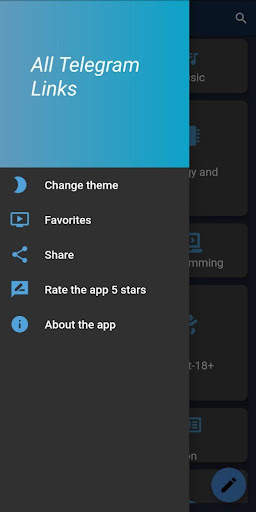 Telegram Links app screenshot 4