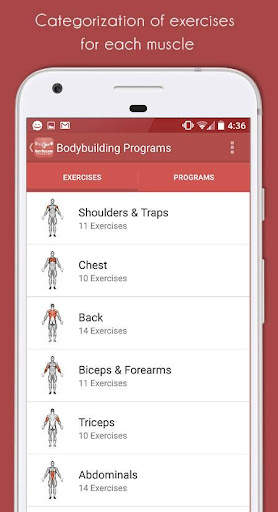 Bodybuilding Programs screenshot 3