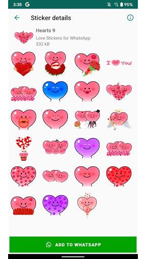 Love Emojis Stickers screenshot 3