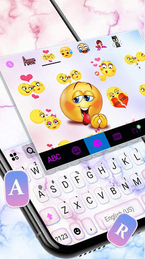 Colorful Marble Keyboard Theme screenshot 3