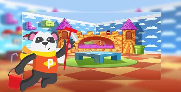 Baby Panda House Cleaning screenshot 2